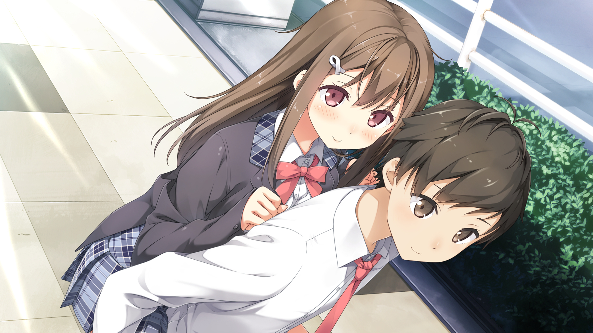 Кoi suru kanojo no bukiyou na butai game cg