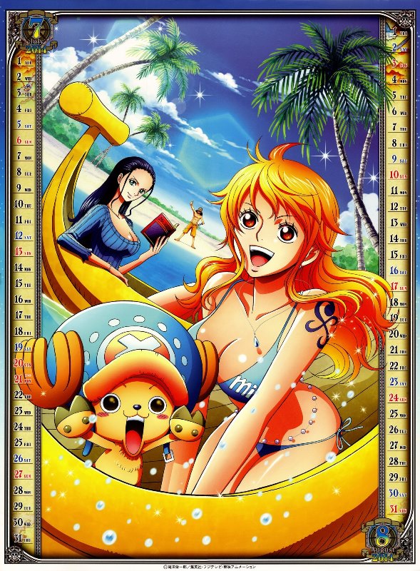 Calendar One Piece 2014